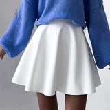 LOVEMI  Skirts White / S Lovemi -  Women's Fashionable Temperamental All-match A- Line Skirt
