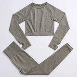 LOVEMI Sport clothing Army Green / 2pcs / S Lovemi -  Fitness Sports Yoga Clothing Suit Women Seamless