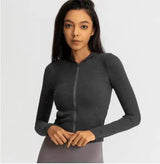 LOVEMI Sport clothing Black / S Lovemi -  Women'S Sports Jackets Are Thin, Tight-Fitting Stretch And
