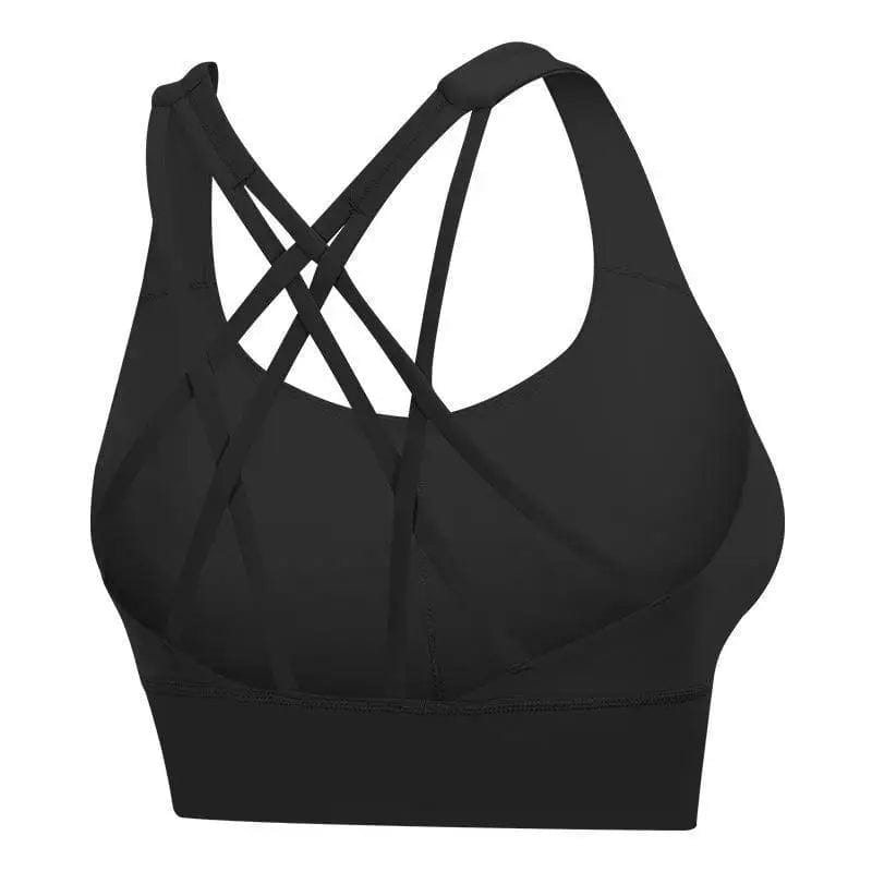 LOVEMI Sport clothing Black / Size 10 Lovemi -  Training Yoga Fitness Bra, Shockproof Gathering