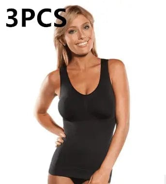 LOVEMI Sport clothing Black3PCS / S Lovemi -  Women's seamless plastic tops Yoga abdomen sports vests with