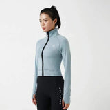 LOVEMI Sport clothing Blue / S Lovemi -  Stand-up Collar Workout Clothes Jacket Long-sleeved
