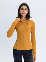 LOVEMI Sport clothing Golden Wheat Brown / 6 Lovemi -  Women's sports hooded jacket