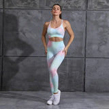LOVEMI  Sport clothing Green pink / S Lovemi -  Yoga Pants Women Seamless Moisture Wicking Sports Yoga Clothes Women