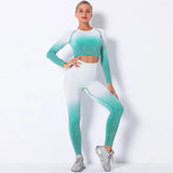 LOVEMI  Sport clothing Green / XL Lovemi -  Sports tight Yoga suit