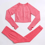 LOVEMI Sport clothing Orange / 2pcs / S Lovemi -  Fitness Sports Yoga Clothing Suit Women Seamless