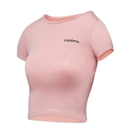 LOVEMI Sport clothing Pink / L Lovemi -  Yoga fitness short sleeve