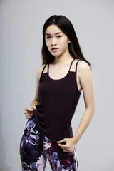 LOVEMI Sport clothing S / Dark Purple Lovemi -  Women Knitted Halter Tops Brand Hydra