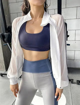 LOVEMI Sport clothing White / S Lovemi -  Sports Jacket Women's Breathable Gym