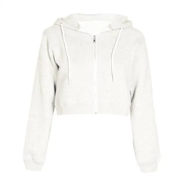 LOVEMI Sport clothing White / S Lovemi -  Women Summer Tops Drawstring Hooded Hood