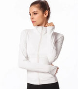 LOVEMI Sport clothing White / S Lovemi -  Yoga wear jacket Long sleeve yoga wear jacket for running