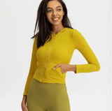 LOVEMI Sport clothing Yellow / S Lovemi -  Women'S Sports Jackets Are Thin, Tight-Fitting Stretch And