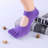 LOVEMI  Sport Purple Lovemi -  Non-slip yoga socks