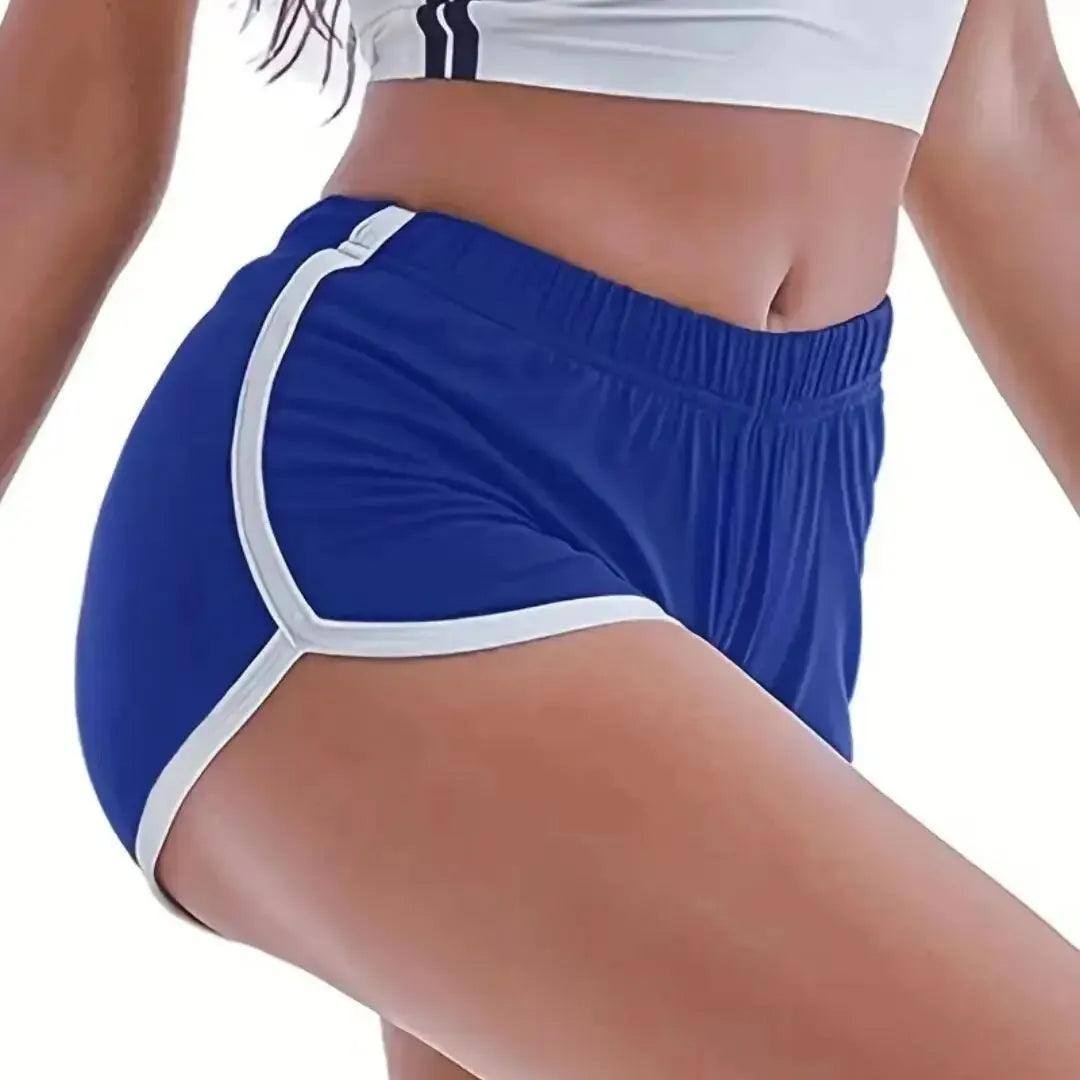 Sports Shorts Women Casual Loose Straight Pants Wearing-4