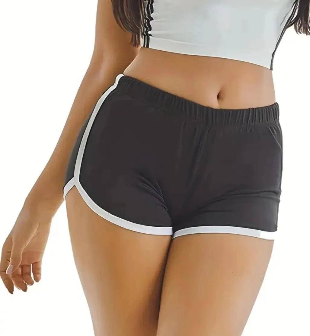 Sports Shorts Women Casual Loose Straight Pants Wearing-S-7