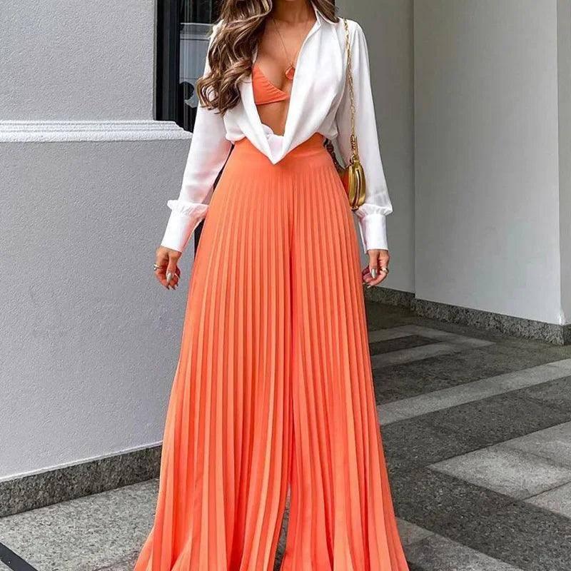 Spring Autumn Women's Clothing Solid Color Fashion Elegant-5