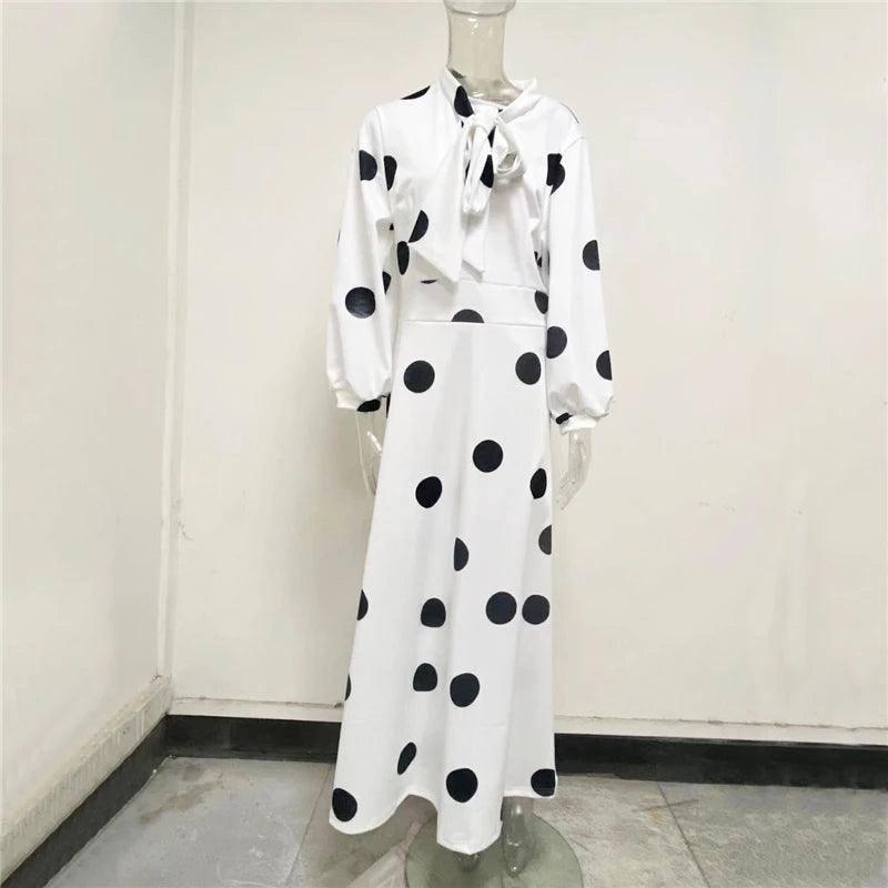 Stunning Polka Dot Maxi Dress for Chic Look-6