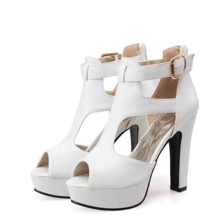 Stylish Black Platform Heels for a Chic Look-WHITE-4