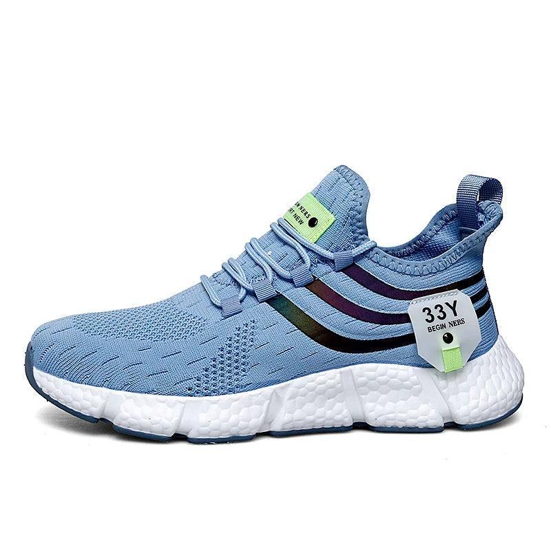 Stylish Blue Athletic Sneakers for Peak Performance-Blue-4