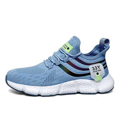 Stylish Blue Athletic Sneakers for Peak Performance-Blue-4