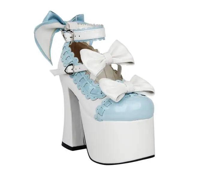 Stylish Bow Platform Heels for Trendy Outfits-3