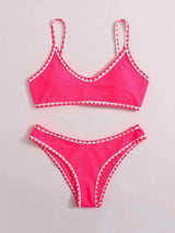 Stylish European & American Solid Color Bikini: Sexy-3