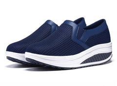Stylish Navy Slip-on Sneakers for Everyday Comfort-1