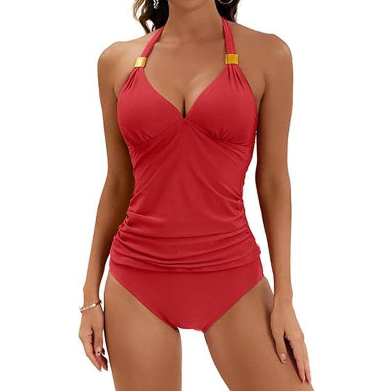 Stylish Red One-Piece Swimsuit Trends for Summer | Swimwear-3