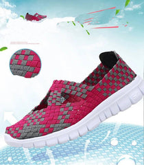 Stylish Woven Slip-On Sneakers for Casual Chic-4