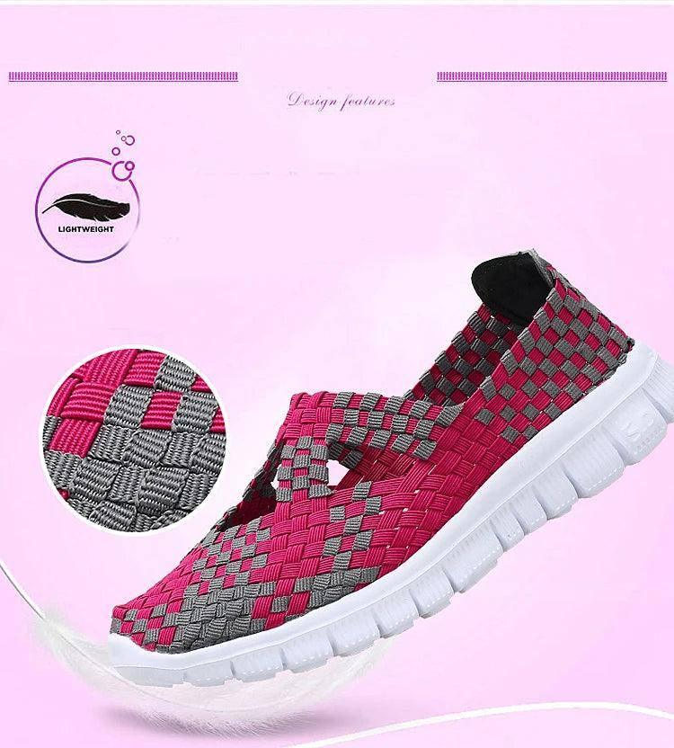 Stylish Woven Slip-On Sneakers for Casual Chic-5