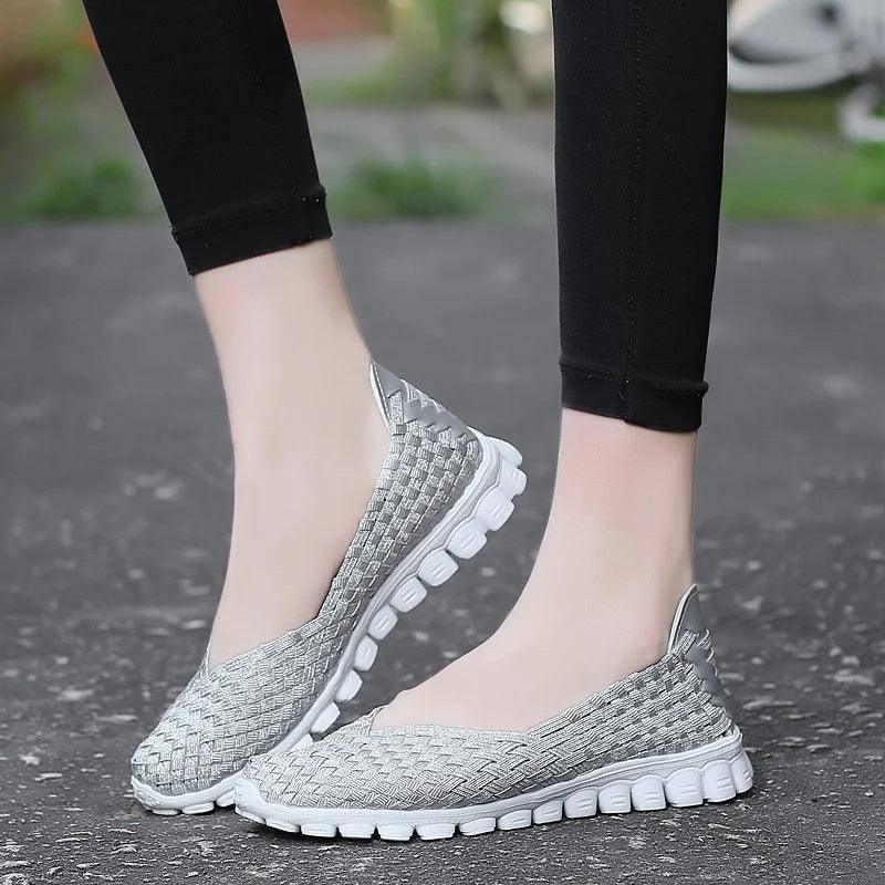 Stylish Woven Slip-On Sneakers for Everyday Comfort-3