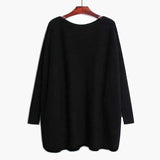 LOVEMI Sweaters 8006 black Lovemi -  Women's soft waxy turtleneck solid color sweater