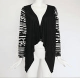 LOVEMI Sweaters Black / L Lovemi -  irregular knitted cardigan long sleeve jacket.