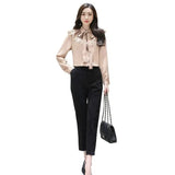 LOVEMI Sweaters Black / M Lovemi -  Fashion light color fashion comfortable two-piece suit for
