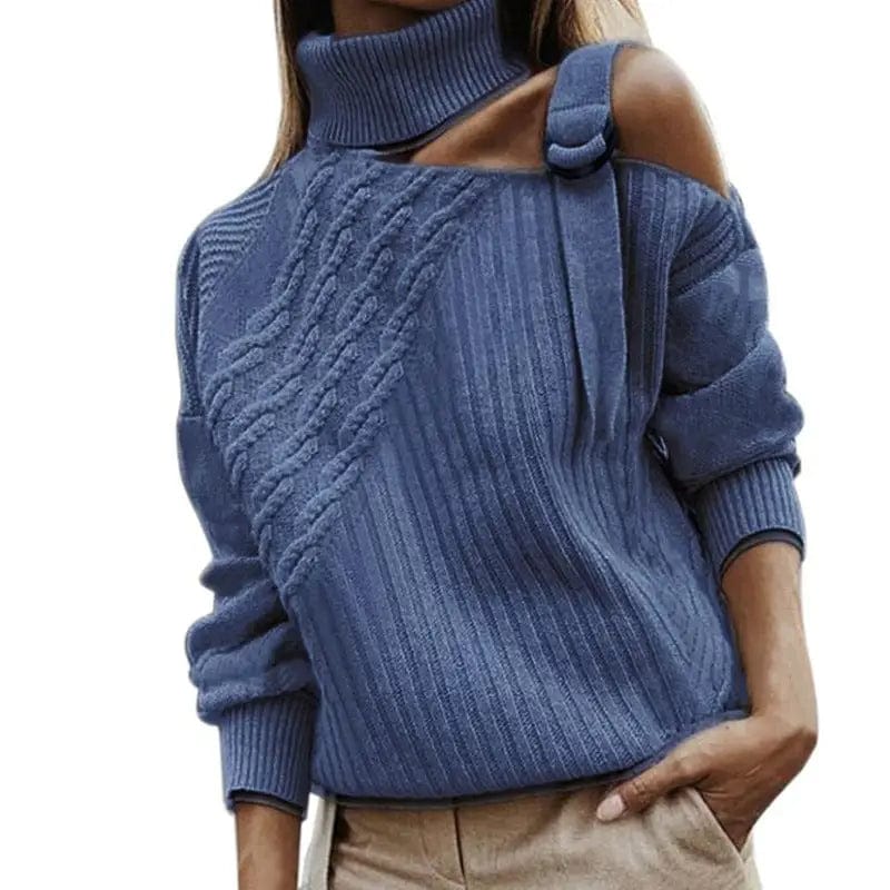 LOVEMI  Sweaters Blue / L Lovemi -  Sweater autumn and winter solid color sweater