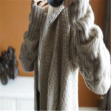 LOVEMI Sweaters Camel / One size Lovemi -  Loose wool hoodie