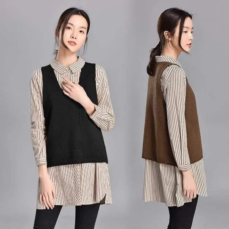 LOVEMI Sweaters Lovemi -  New Fashion Baitao Urban Fashion Leisure Suit Pure-color