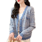 LOVEMI Sweaters Lovemi -  New Women's Korean Style Sweater Jacket Women's Short Jacket