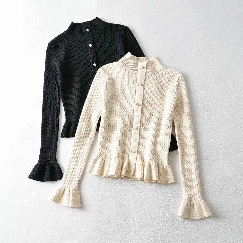 LOVEMI Sweaters Lovemi -  Short Style Small Twist Knit Cardigan Sweater Lady