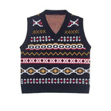 LOVEMI Sweaters Navy Blue / One size Lovemi -  Women's Knitted Vest Short Loose Sleeveless V-neck Sweater