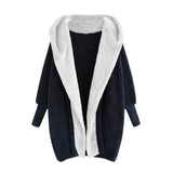 LOVEMI Sweaters Navy Blue / XL Lovemi -  NEW Winter Women Hooded Sweatshirt Coat Winter