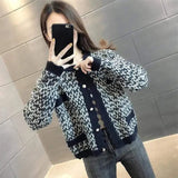 LOVEMI Sweaters Navy / S Lovemi -  Women's Small Fragrant Knit Sweater Coat