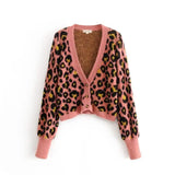 LOVEMI Sweaters Pink / S Lovemi -  Loose Knit Cardigan Sweater Jacket Short Vest Two-piece Set