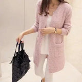 LOVEMI Sweaters Pink / XL Lovemi -  Sweater knit cardigan