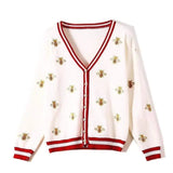 LOVEMI Sweaters White / S Lovemi -  Spring New Ice Silk Knitted Cardigan