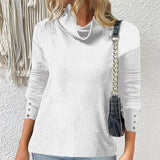 LOVEMI  Sweaters White / S Lovemi -  Women's Sweater Style Turtleneck Knitted Sweater