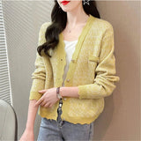 LOVEMI Sweaters Yellow / One size Lovemi -  New Women's Korean Style Sweater Jacket Women's Short Jacket