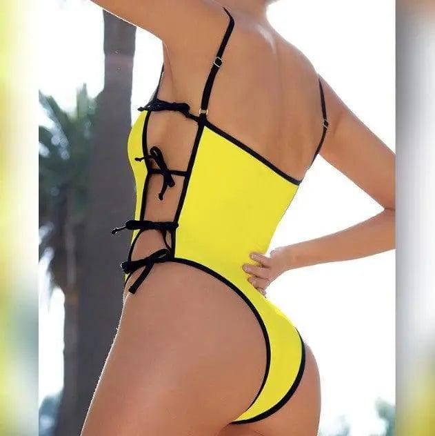 Swimsuits And Sexy Lingerie For Ladies Are Selling Fast-Yellow-4