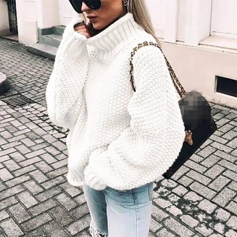 Thick Sweater-White-8