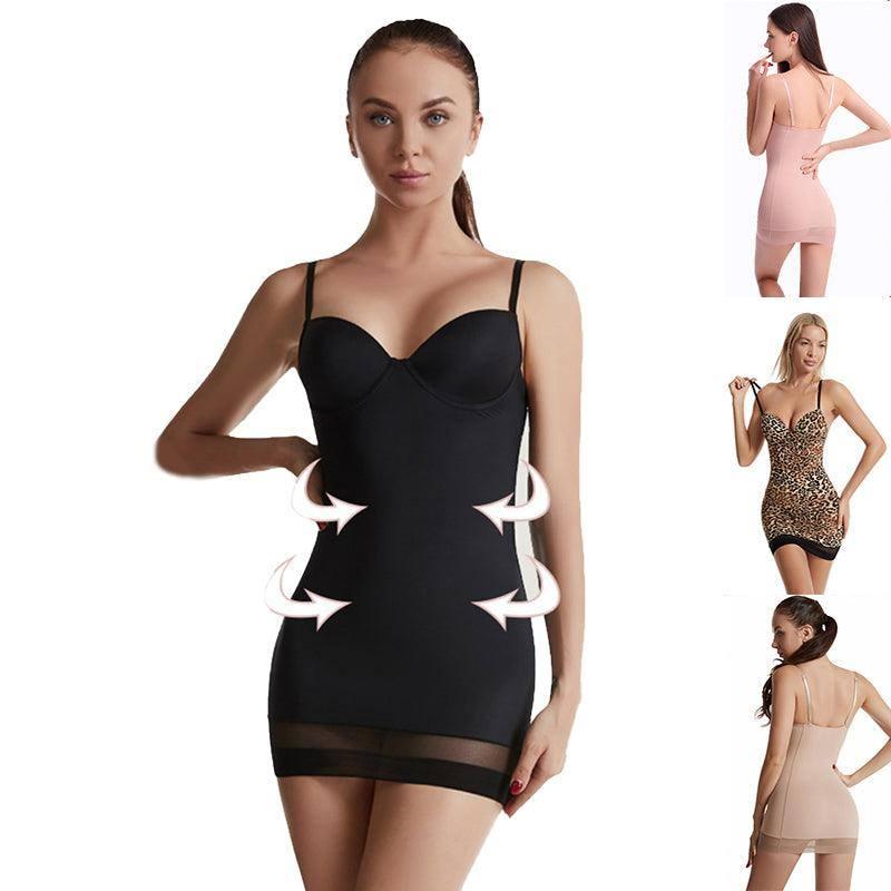 Tight Suspender Dress For Shapewear Slimming Bottoming Skirt-1